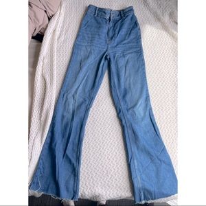 Free People high waisted denim jeans